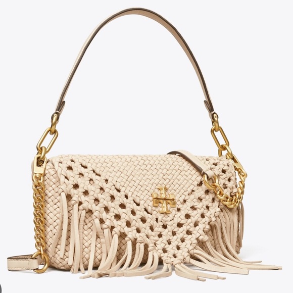 Tory Burch Handbags - 🔥NeW! $798 Tory Burch Kira Small Flap Fringe Shoulder Bag